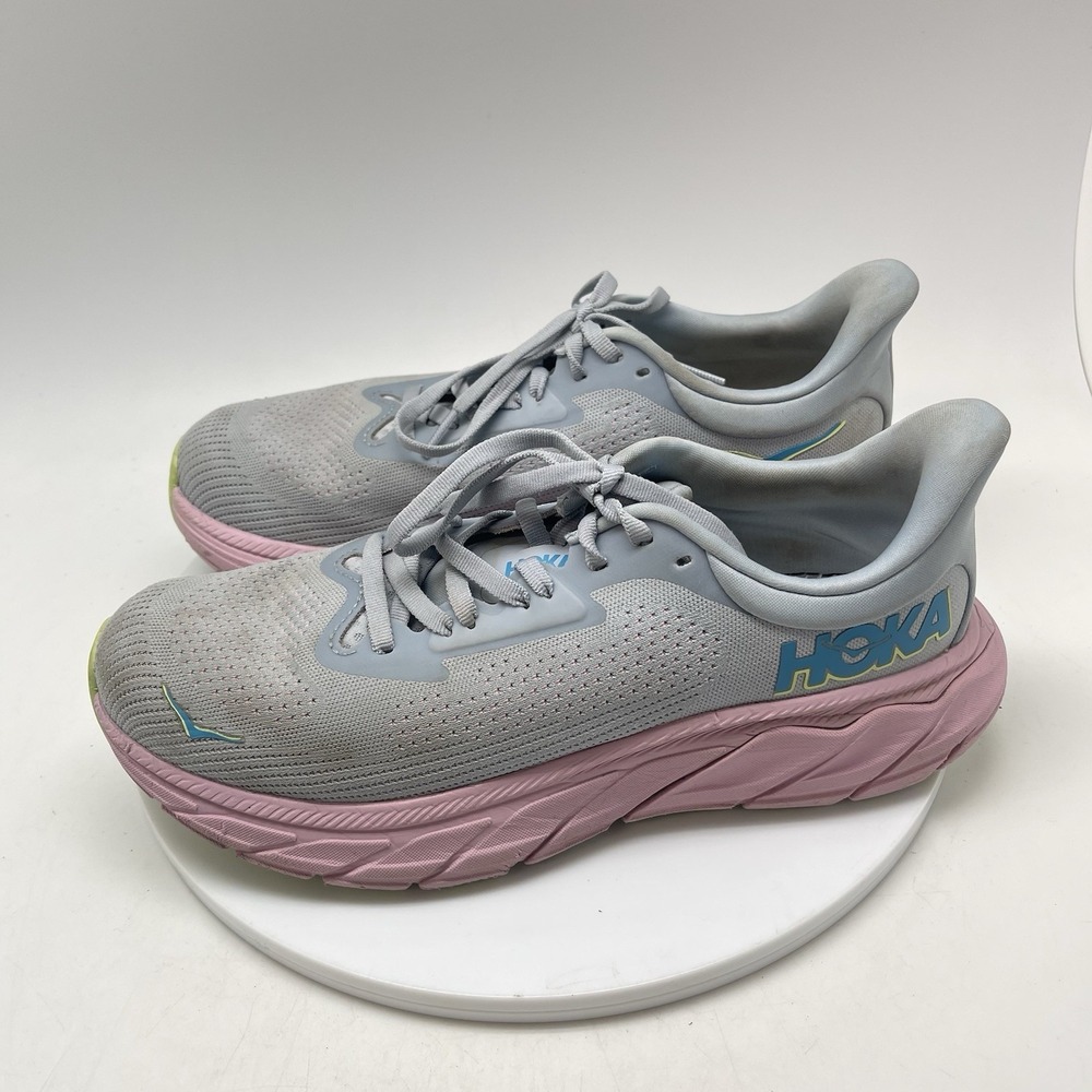 Hoka One One Sneakers Womens 9 B Arahi 7 1147851 GLP Gray Running Gym‎ Shoes - Picture 3 of 10